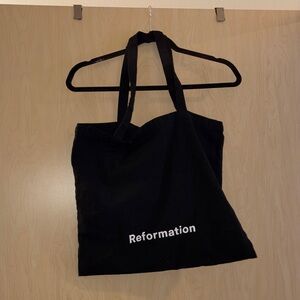 Reformation Classic Black Tote